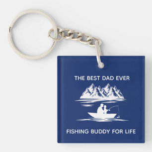 Happy Father's Day Fishing   Keychain