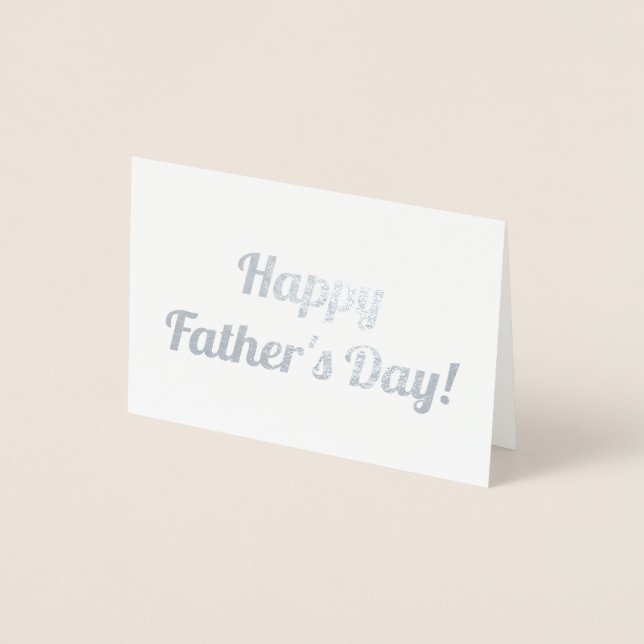 Happy Father's Day Foil Card (Front)