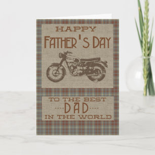 Happy Fathers Day for the Best Dad in The World Card