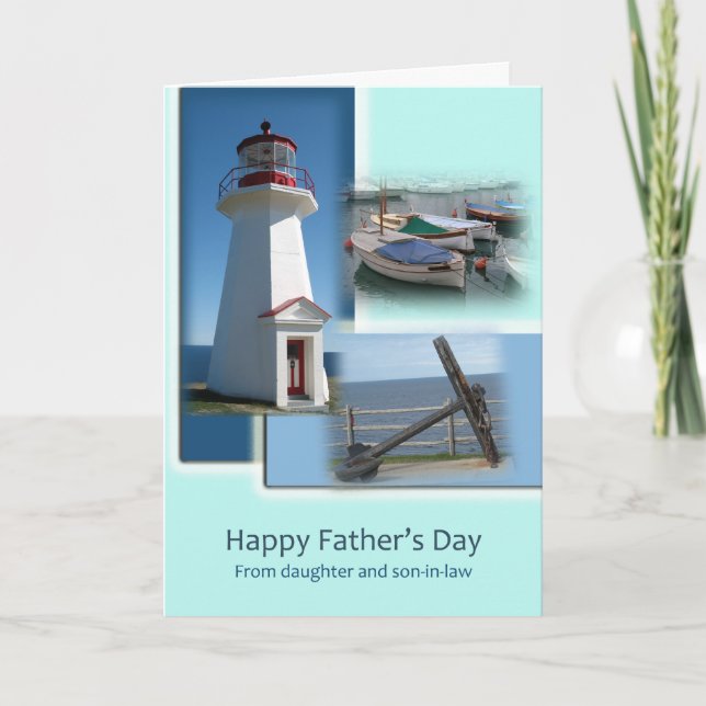 Happy Father's Day - From Daughter and Son-in-law Card (Front)