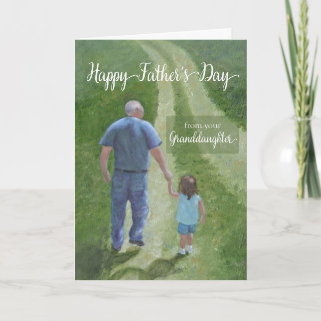 Happy Father's Day from Granddaughter Card (Front)