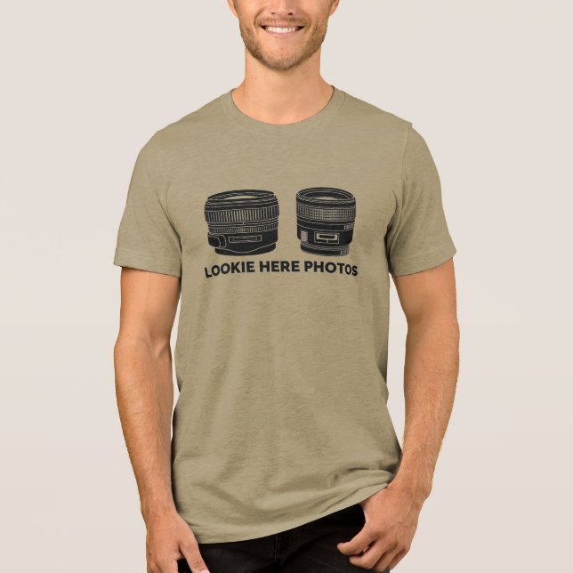 Happy Father's Day from Lookie Here Photos Tri-Blend Shirt (Front)