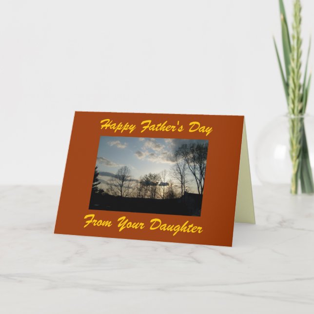 Happy Father's Day, From Your Daughter Card (Front)