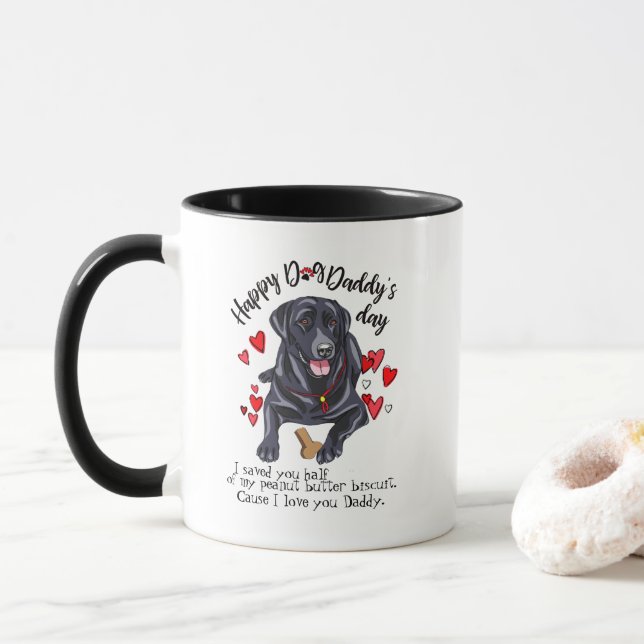 Happy Father's Day from your Labrador Retriever Mug (With Donut)