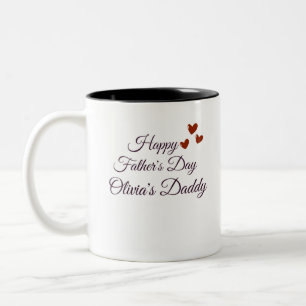 Happy Father's Day Gift for Dad 2026 Two-Tone Coffee Mug