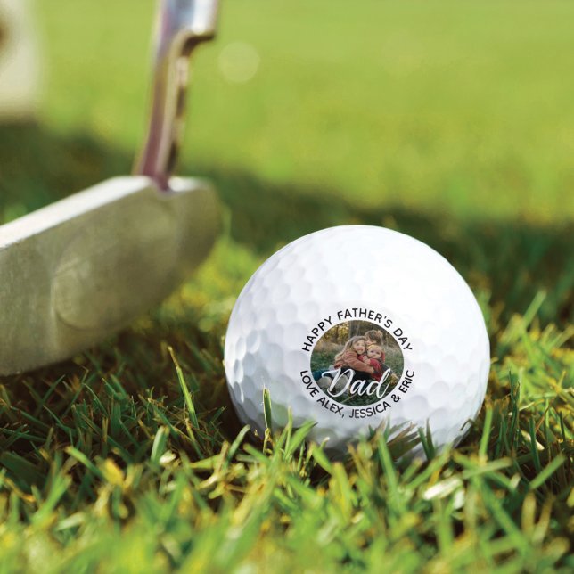 Happy Father's Day Gift for Dad Personalised Photo Golf Balls (Creator Uploaded)
