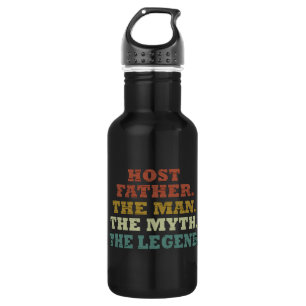 Happy fathers day gift ideas best host dad 532 ml water bottle
