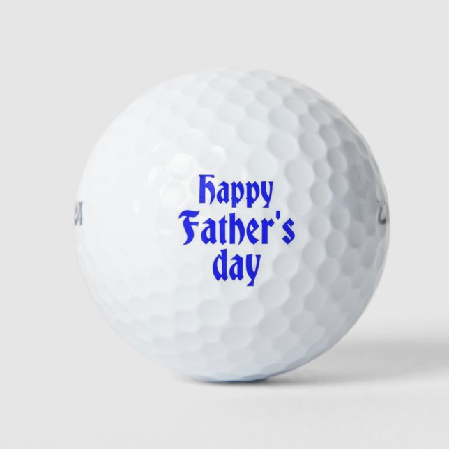 Happy Fathers Day Golf Balls (Front)
