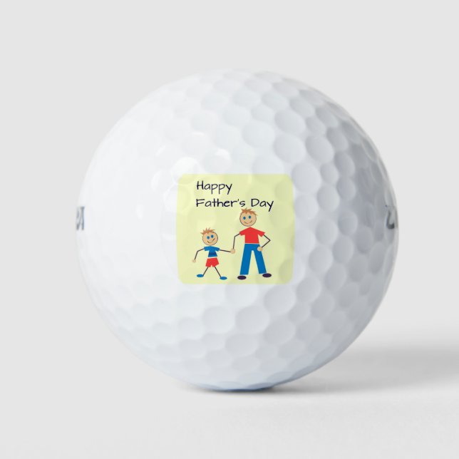Happy Father's Day Golf Balls (Front)