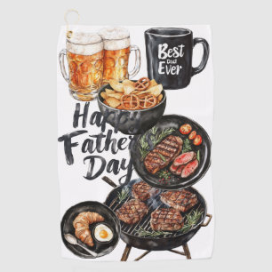 Happy Father's Day Golf Towel