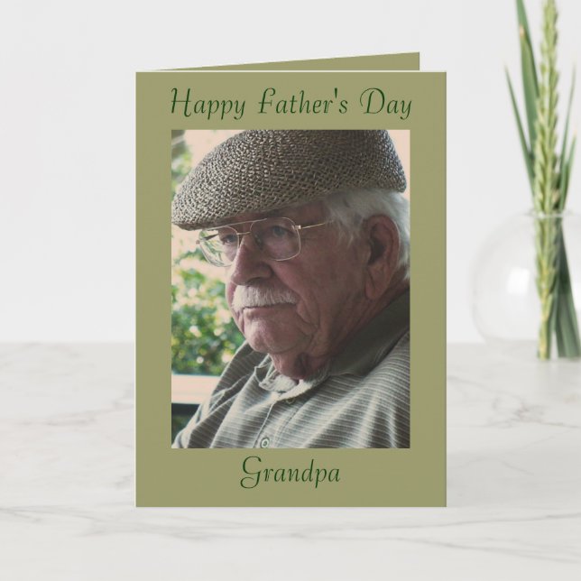 Happy Father's Day, Grandpa Card (Front)