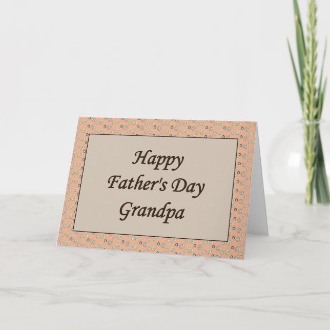 Happy Father's Day Grandpa Card (Front)