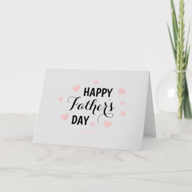 Happy Father's Day Greeting Card (Front)