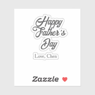 Happy father's day grey name love best Daddy ever