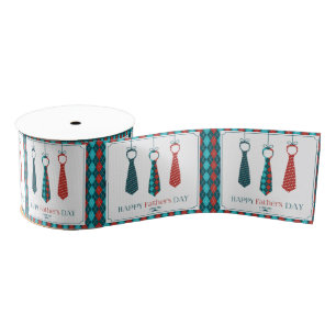 Happy Father's Day Grosgrain Ribbon