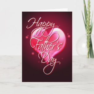HAPPY FATHER'S DAY HEART by SHARON SHARPE Card