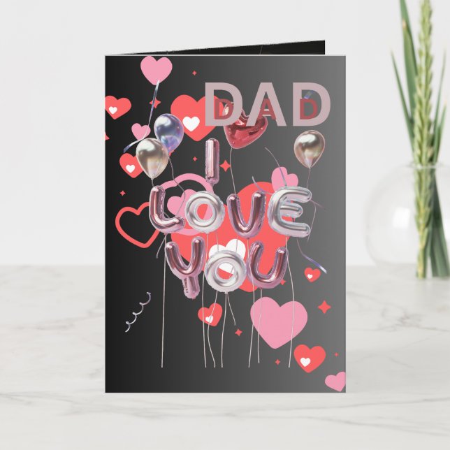 HAPPY FATHER'S DAY  HOLIDAY CARD (Front)
