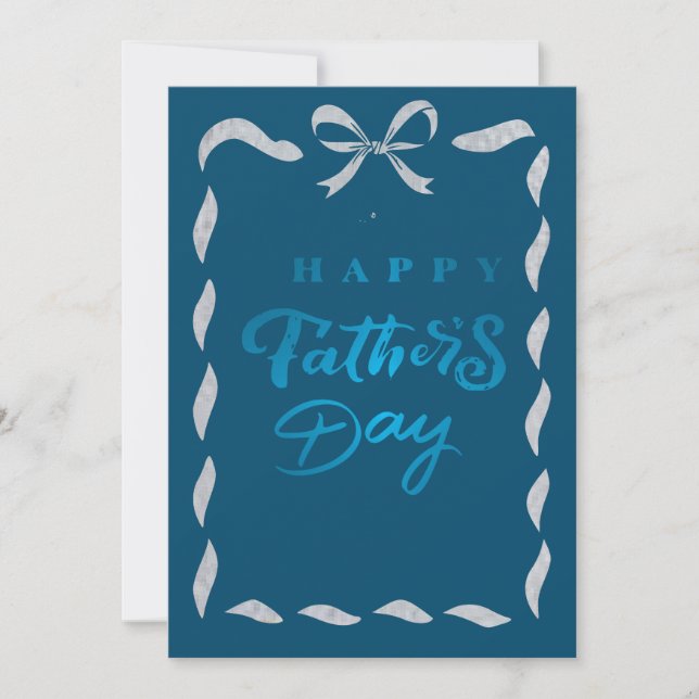 Happy Fathers Day Holiday Card (Front)