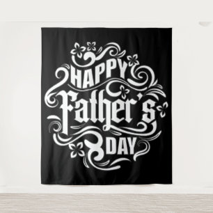 Happy Father's Day holiday greeting school varsity Tapestry