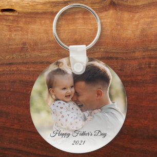 happy fathers day  ,holiday photo stylish key ring