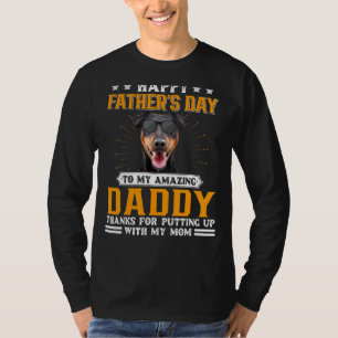 Happy Father's Day Jagdterrier Dog Dad For Men T-Shirt