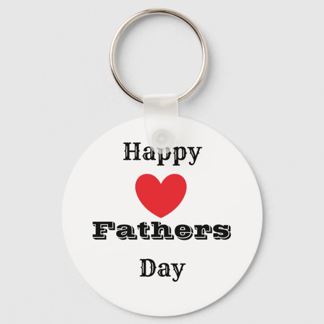 Happy Fathers Day Key Ring (Front)