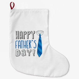 Happy Father's Day Large Christmas Stocking