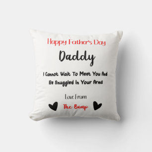 Happy Father's Day Love From The Bump Pillow