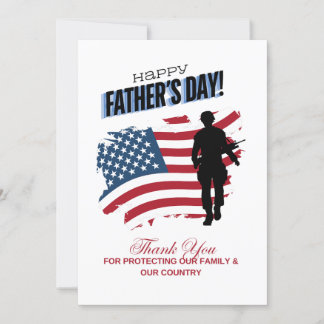 Happy Father's Day Military Card