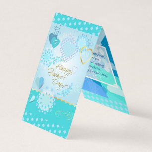 Happy Father's Day! Modern blue colour