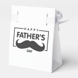 Happy Father's Day Moustache   Favour Box