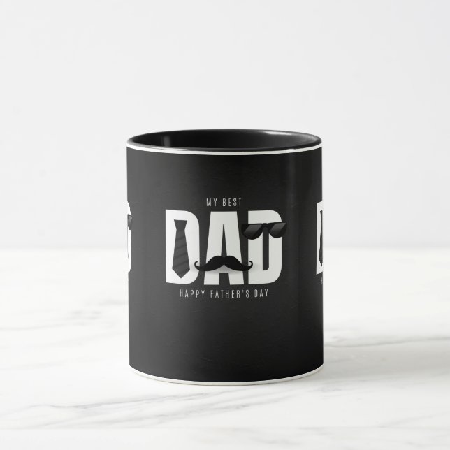 Happy Father's Day Mug – A Perfect Gift for Dad (Center)
