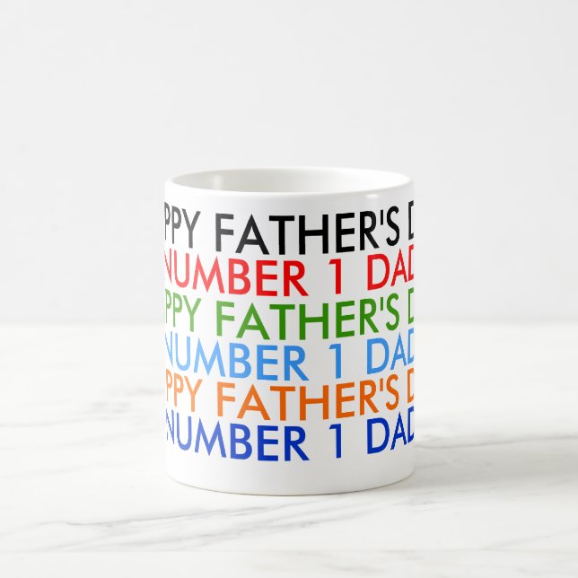 Happy Father's Day "Mug" Coffee Mug (Center)
