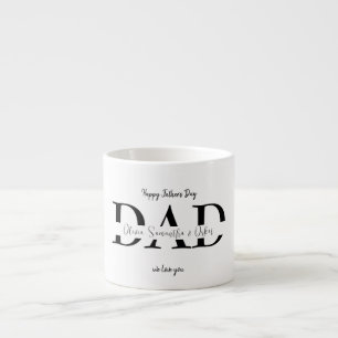 Happy Father's Day Mug with Kids' Names