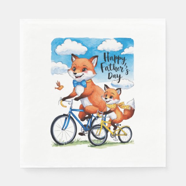 Happy Father's Day Napkin (Front)