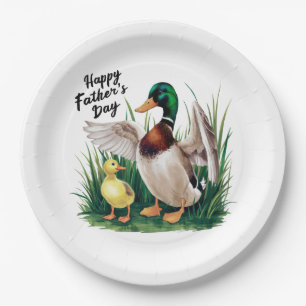 Happy Father's Day Paper Plate