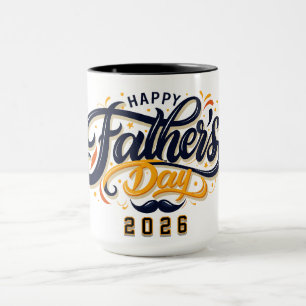 Happy Father's Day Personalised Date Mug