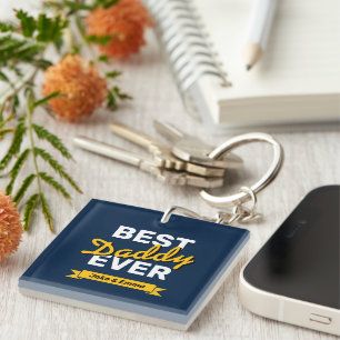 Happy Father's Day Personalised Keychain