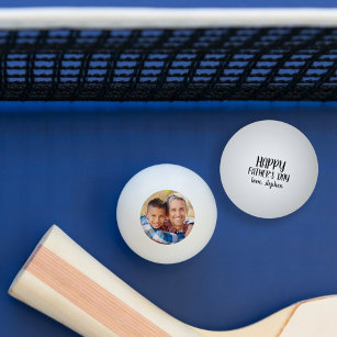 Happy Father's Day Personalised Photo Ping Pong Ball