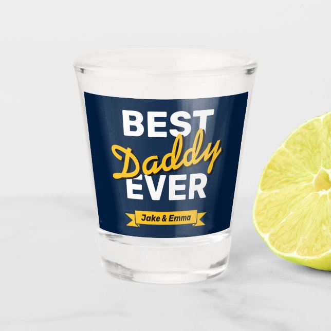 Happy Father's Day | Personalised Shot Glass (Front)