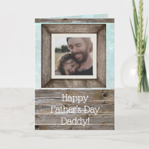 Happy Father's Day Personalized Photo Card