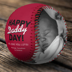 Happy Father's Day Photo Baseball