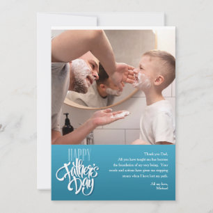 Happy Father's Day Photo Card