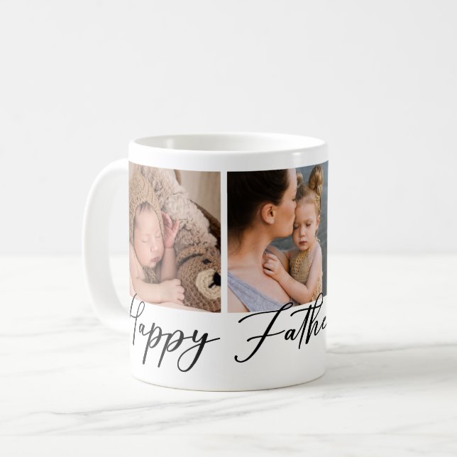 Happy Father's Day Photo Coffee Mug (Front Left)