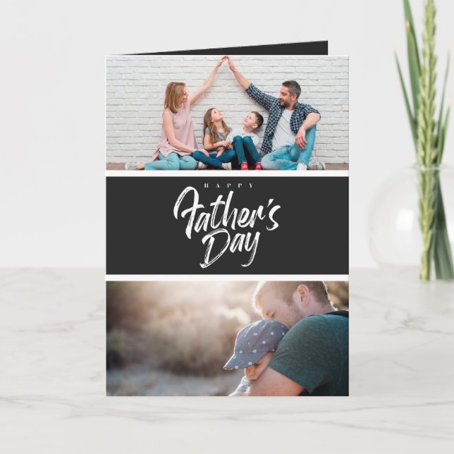 Happy Father's Day Photo Collage gift card (Front)