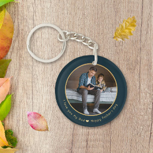 Happy Father's day photo keychain