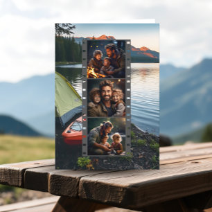 Happy Father's Day Photo Template Camping Themed