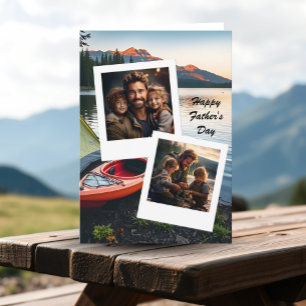 Happy Father's Day Photo Template Camping Themed