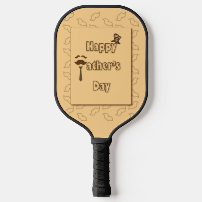 Happy Fathers Day Pickleball Paddle (Front)