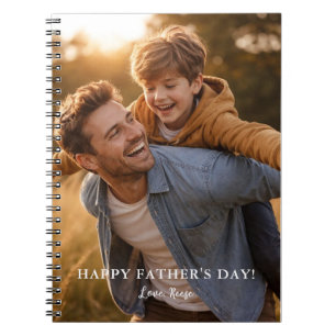 Happy Father's Day Poker Cards Notebook